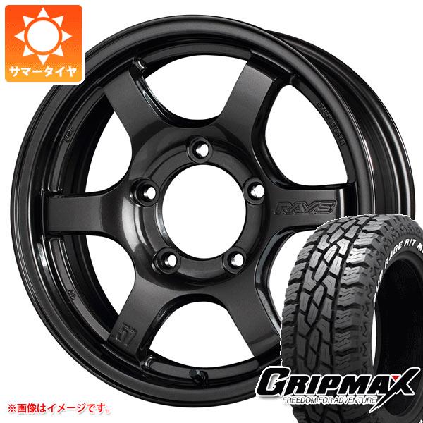 ジムニーシエラ JB74W用 サマータイヤ グリップマックス マッドレイジ R/T MAX LT185/85R16 105/103Q ホワイトレター レイズ グラムライツ 57DR X 5.5 16 :57drxjc 36498 s86769zk:タイヤマックス