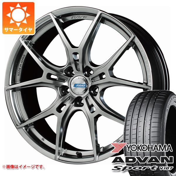 アルファード 40系用 サマータイヤ ヨコハマ アドバンスポーツV107 225/60R18 104W XL ★ BMW承認 V107D レイズ グラムライツ 57FXZ LTD 8.0 18 :57fxzlav 36759 t801083yt:タイヤマックス