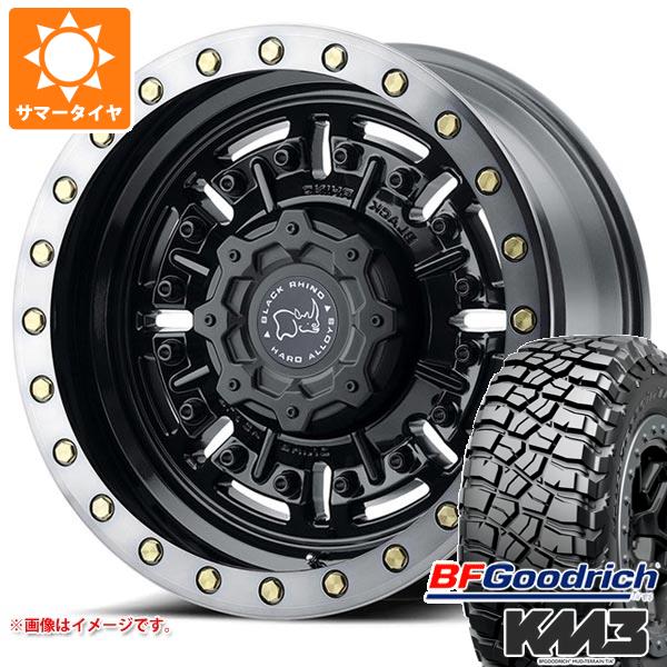 5本セット FJクルーザー 10系用 サマータイヤ BFグッドリッチ マッドテレーンT/A KM3 LT265/70R17 121/118Q ブラックライノ エイブラムス 8.5 17 :abragm6 27566 t801004yt 5:タイヤマックス