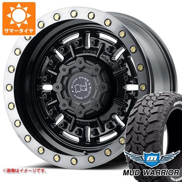 ハイラックス 120系用 サマータイヤ モンスタ マッドウォーリアー LT265/65R17 120/117Q ホワイトレター ブラックライノ エイブラムス 8.5 17 :abragm6 34778 t80994yt:タイヤマックス