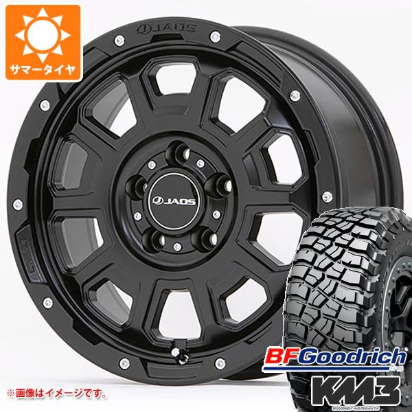 5本セット ジープ ラングラー JK/JL系用 サマータイヤ BFグッドリッチ マッドテレーン T/A KM3 35x12.50R17LT 121Q ジャオス アダマス BL5 :adbl5mbr 27563 j27123p 5:タイヤマックス