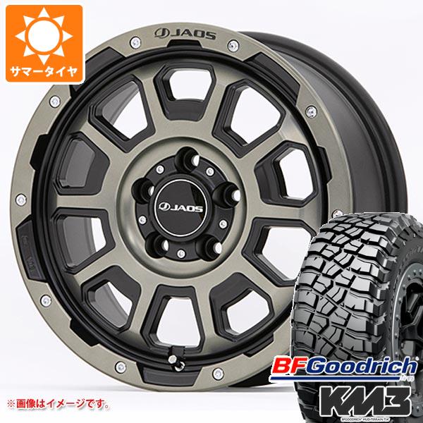 5本セット ジープ ラングラー JK/JL系用 サマータイヤ BFグッドリッチ マッドテレーン T/A KM3 35x12.50R17LT 121Q ジャオス アダマス BL5 :adbl5spr 27563 j27123p 5:タイヤマックス