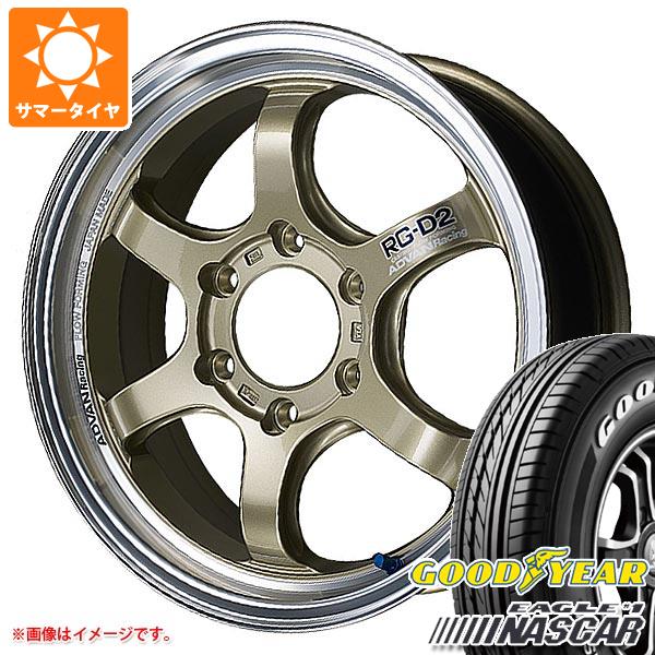 ハイエース 200系用 サマータイヤ グッドイヤー イーグル ＃1 ナスカー 215/60R17C 109/107R ホワイトレター アドバンレーシング RG D2 6.5 17 :adgd2h 14403 t80968yt:タイヤマックス