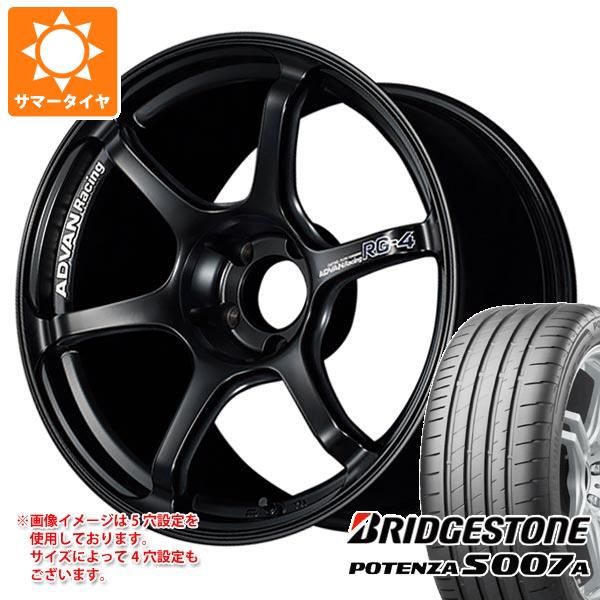 サマータイヤ 235/40R18 95Y XL ブリヂストン ポテンザ S007A アドバンレーシング RG 4 8.0 18 : adrg4 29117 : タイヤマックス