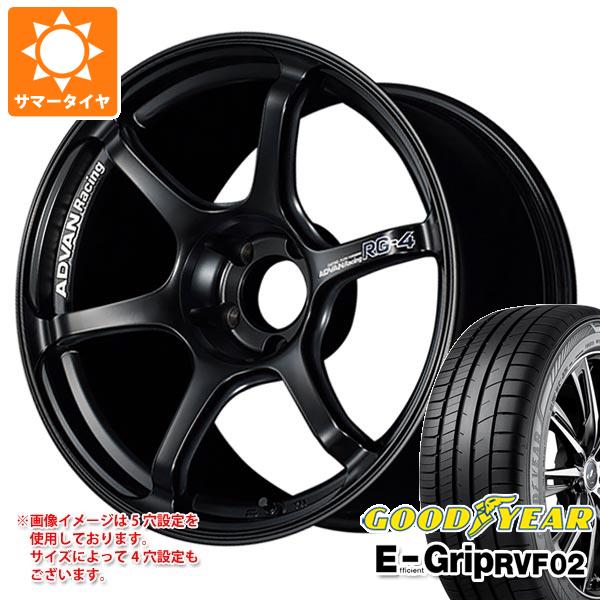 サマータイヤ 225/45R18 95W XL グッドイヤー エフィシエントグリップ RVF02 アドバンレーシング RG 4 8.0 18 :adrg4 36615:タイヤマックス