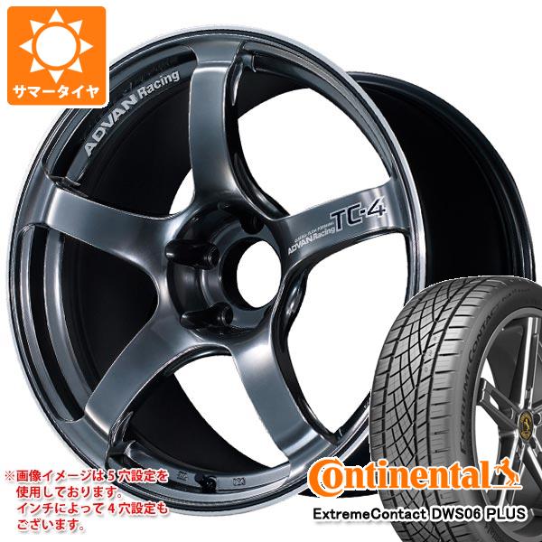 サマータイヤ 245/45R18 100Y XL コンチネンタル エクストリームコンタクト DWS06 プラス アドバンレーシング TC 4 7.5 18 :adtc4 36710:タイヤマックス