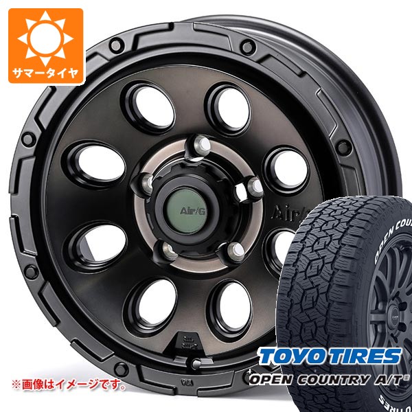 OPEN COUNTRY - 5本仕かける スズキ ジムニーシエラ JB74W用 炎節タイア トゥーヨー 明けひろげカントリー A/T3 215/70R16 100T 白いこと水茎の跡 エアージー マッシヴ 6.0-16