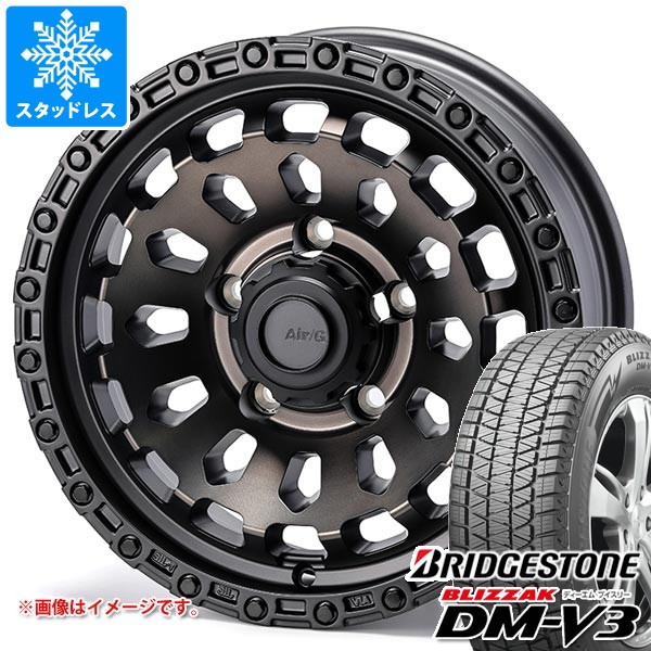 スズキ ジムニーシエラ JB74W用 スタッドレス ブリヂストン ブリザック DM-V3 215/70R16 100Q エアージー ヴァルカン