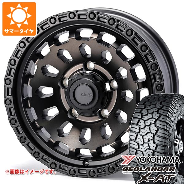 GEOLANDAR - スズキ ジムニーノマド JC74W用 朱夏タイア ヨコハマ ジオランダー X-AT G016 LT215/70R16 100/97Q 黒いこと雁の使い エアージー ヴァルカン 6.0-16 車、バイク、自転車-夏タイヤ、ホイールセット