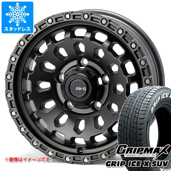 Ice X - 5本仕かける スズキ ジムニーノマド JC74W用 スタッドレス グリップアイスエックス SUV 185/85R16C 105/103N 白いこと雁の便り エアージー ヴァルカン