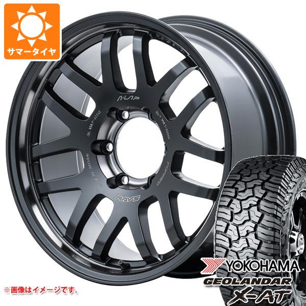 ランドクルーザー300用 サマータイヤ ヨコハマ ジオランダー X-AT G016 LT265/65R18 122/119Q ブラックレター レイズ エーラップ 07X 2324 LTD 8.5-18