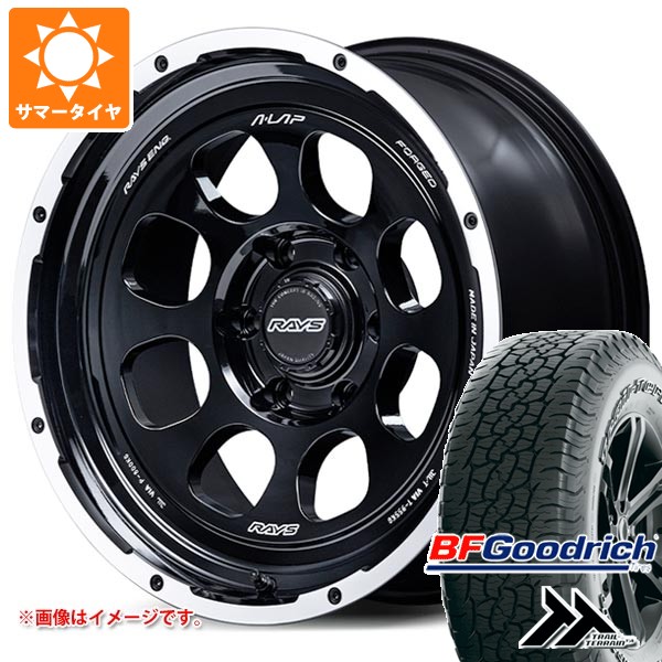 トヨタ ランドクルーザー300用 サマータイヤ BFグッドリッチ トレールテレーンT/A 265/65R18 114T アウトラインホワイトレター レイズ エーラップ 08X 8.5-18