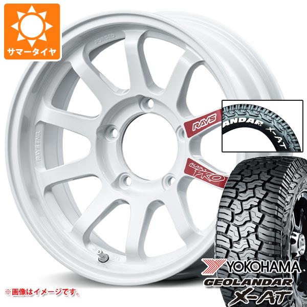 RAYS - 5本仕掛ける スズキ ジムニーシエラ JB74W用 朱夏タイア ヨコハマ ジオランダー X-AT G016 225/70R16 103S 白いこと雁の使い レイズ エーラップ J 労働者階級 6.0-16 夏タイヤ、ホイールセット-自動車-車、バイク、自転車