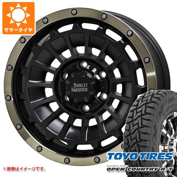 5本セット FJクルーザー 10系用 サマータイヤ トーヨー オープンカントリー R/T LT285/70R17 116/113Q ホワイトレター ハードロック ローガン 8.0 17 :berrop 35680 t801005yt 5:タイヤマックス