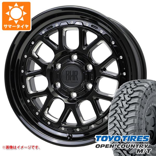 5本セット FJクルーザー 10系用 サマータイヤ トーヨー オープンカントリー M/T LT265/70R17 ブラックレター バークレイハードロック ヒューロン 8.0 17 :bhhub6 28527 t801004yt 5:タイヤマックス