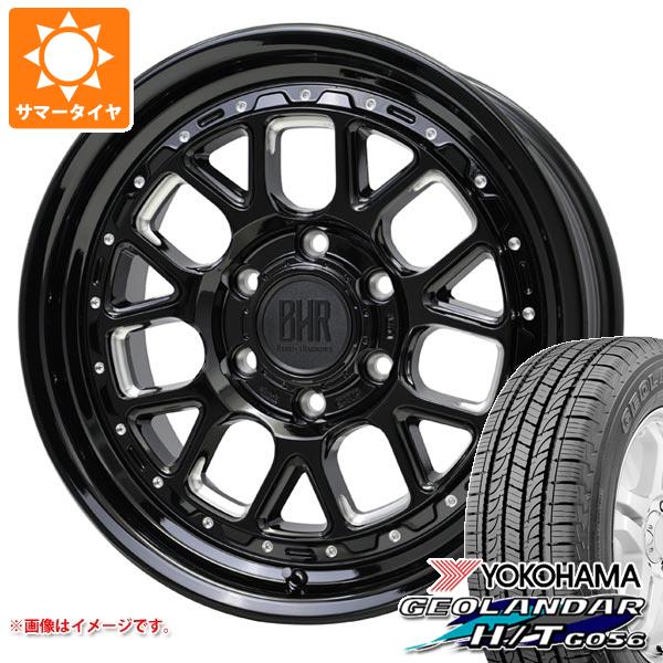 サマータイヤ 265/60R18 110H ヨコハマ ジオランダー H/T G056 ブラックレター バークレイハードロック ヒューロン 8.0 18 :bhhub6 19606:タイヤマックス