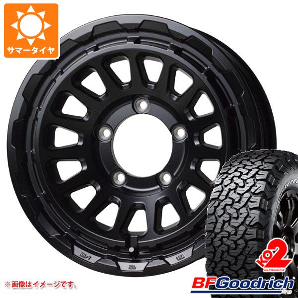 5本セット ジムニーシエラ JB74W用 サマータイヤ BFグッドリッチ オールテレーンT/A KO2 LT215/70R16 100/97R ホワイトレター ハードロック リザード 6.0-16