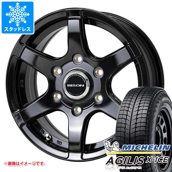 ハイエース 200系用 スタッドレス ミシュラン アジリス エックスアイス 195/80R15LT 107/105R バイソン BN-04｜tiremax