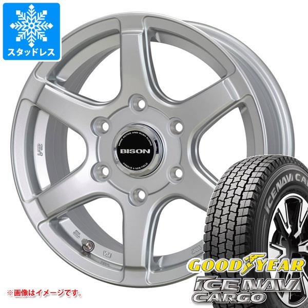 NV350キャラバン E26用 スタッドレス 2023年製 グッドイヤー アイスナビカーゴ 195/80R15 107/105L バイソン BN-04｜tiremax