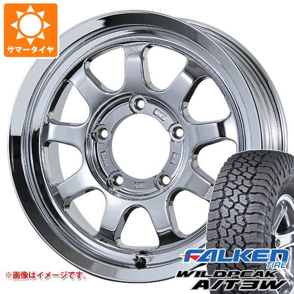 5本セット スズキ ジムニー用 サマータイヤ ファルケン ワイルドピーク A/T3W 175/80R16 91S ブロウズ ロブ9 5.5-16