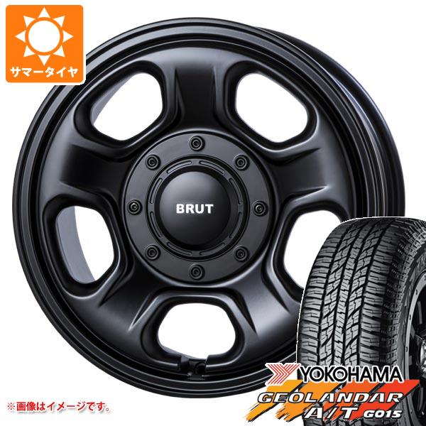 デリカD:5用 サマータイヤ ヨコハマ ジオランダー A/T G015 225/70R16 103H ブラックレター ブルート BR 33 6.5 16 :br33mb 22934 m83961tb:タイヤマックス