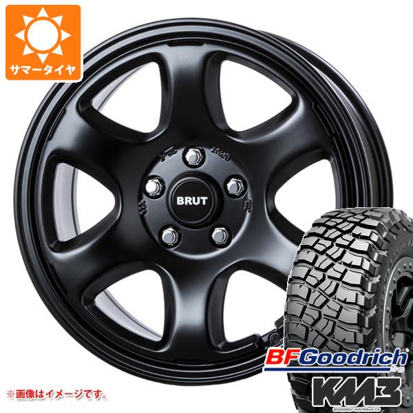 ジープ ラングラー JK/JL系用 サマータイヤ BFグッドリッチ マッドテレーン T/A KM3 LT265/70R17 121/118Q ブルート BR 44 :br44mbw 27566 j27102p:タイヤマックス