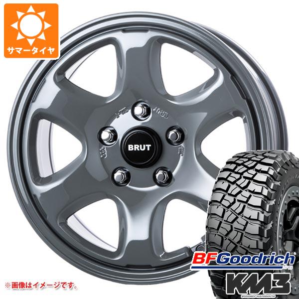 ジープ ラングラー JK/JL系用 サマータイヤ BFグッドリッチ マッドテレーン T/A KM3 LT265/70R17 121/118Q ブルート BR 44 :br44ccw 27566 j27102p:タイヤマックス