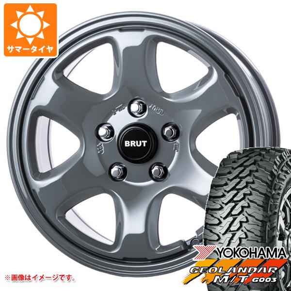 ジープ ラングラー JK/JL系用 サマータイヤ ヨコハマ ジオランダー M/T G003 33x12.50R17 LT 120Q ブルート BR 44 :br44ccw 25907 j27130p:タイヤマックス