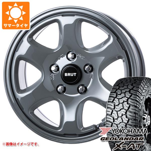 ジープ ラングラー JK/JL系用 サマータイヤ ヨコハマ ジオランダー X-AT G016 LT285/70R17 121/118Q ブラックレター ブルート BR-44