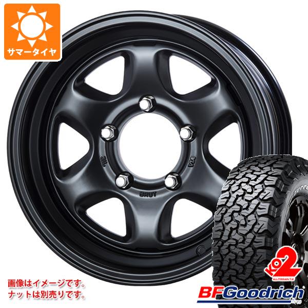 ジムニーシエラ JB74W用 サマータイヤ BFグッドリッチ オールテレーンT/A KO2 LT225/75R16 115/112S ホワイトレター ブルート BR 44 6.5 16 :br44mbs 19592 s861005zk:タイヤマックス