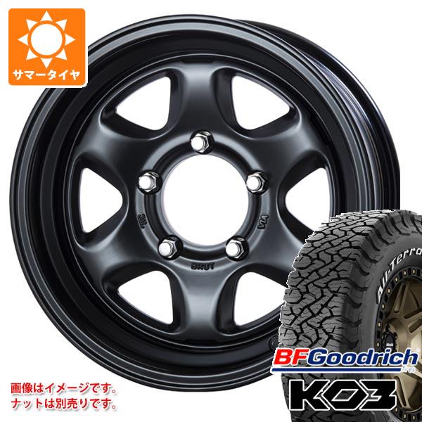 ジムニーシエラ JB74W用 2026年製 サマータイヤ BFグッドリッチ オールテレーンT/A KO3 LT225/70R16 102/99S ホワイトレター ブルート BR-44 6.5-16