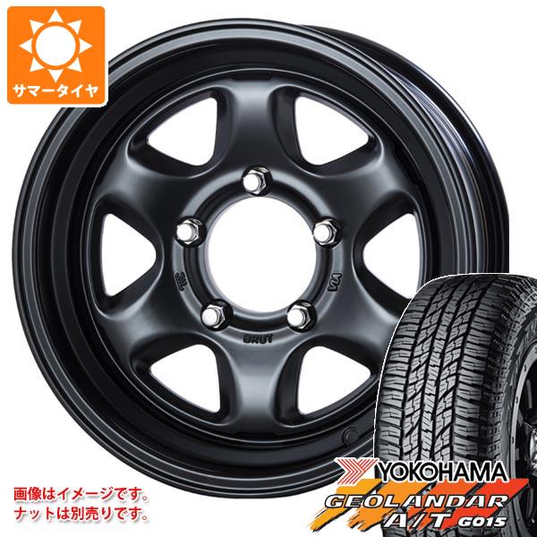 ジムニーシエラ JB74W用 サマータイヤ ヨコハマ ジオランダー A/T G015 LT225/75R16 115/112R アウトラインホワイトレター ブルート BR 44 6.5 16 :br44mbs 22941 s861005zk:タイヤマックス