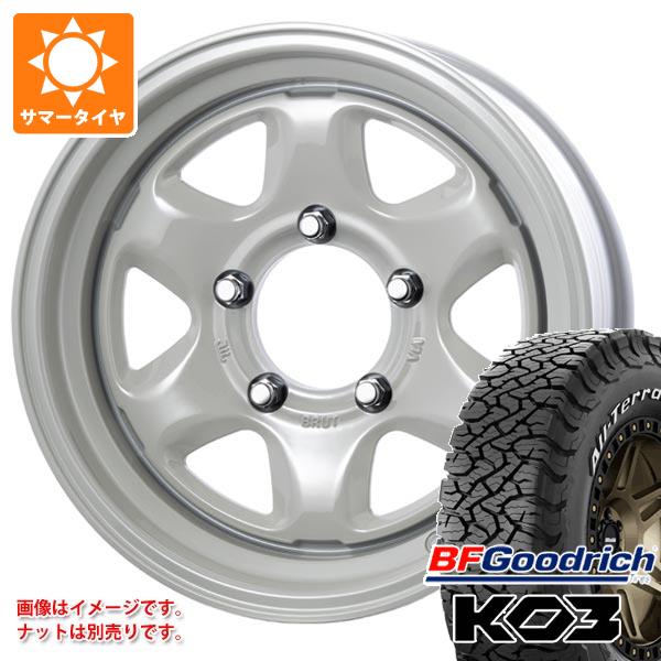 ジムニーシエラ JB74W用 2026年製 サマータイヤ BFグッドリッチ オールテレーンT/A KO3 LT225/70R16 102/99S ホワイトレター ブルート BR-44 6.5-16