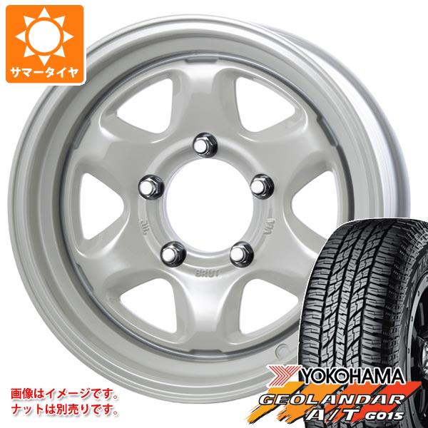 ジムニーシエラ JB74W用 サマータイヤ ヨコハマ ジオランダー A/T G015 LT225/75R16 115/112R アウトラインホワイトレター ブルート BR 44 6.5 16 :br44sws 22941 s861005zk:タイヤマックス