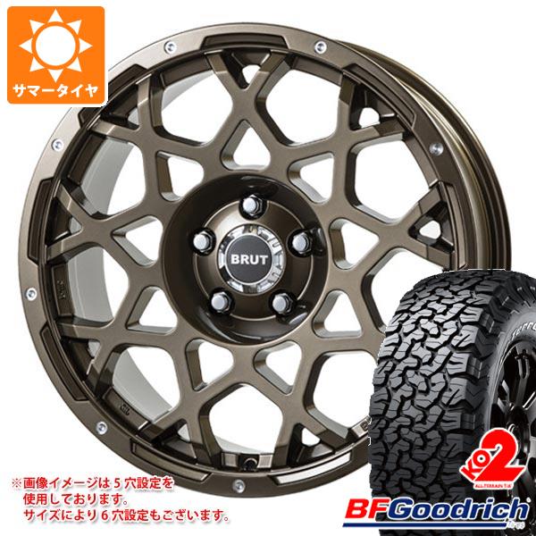 エクリプスクロス GK系用 2023年製 サマータイヤ BFグッドリッチ オールテレーンT/A KO2 LT235/70R16 104/101S ホワイトレター ブルート BR 55 6.5 16 :br55cg 21429 m83971tb:タイヤマックス