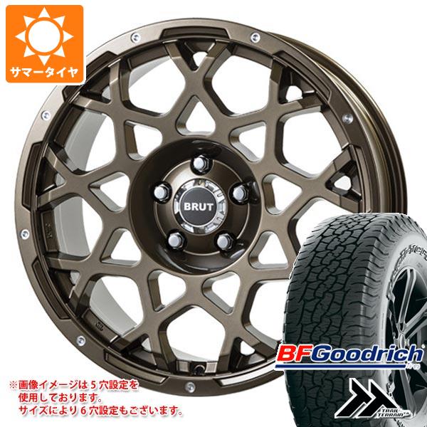 ランドクルーザー プラド 150系用 サマータイヤ BFグッドリッチ トレールテレーンT/A 265/60R18 110T アウトラインホワイトレター ブルート BR-55 8.0-18