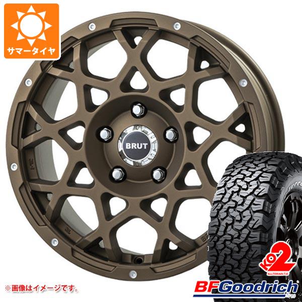 5本セット ジープ ラングラー JK/JL系用 サマータイヤ BFグッドリッチ オールテレーン T/A KO2 LT285/70R17 116/113S ブラックレター ブルート BR 55 :br55db 36031 j27121p 5:タイヤマックス