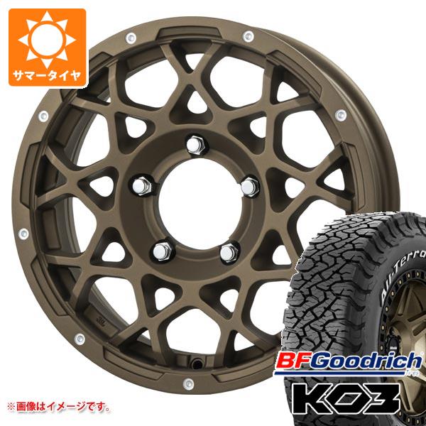 5本セット スズキ ジムニーノマド JC74W用 サマータイヤ BFグッドリッチ オールテレーンT/A KO3 LT235/70R16 110/107S ホワイトレター ブルート BR-55 5.5-16
