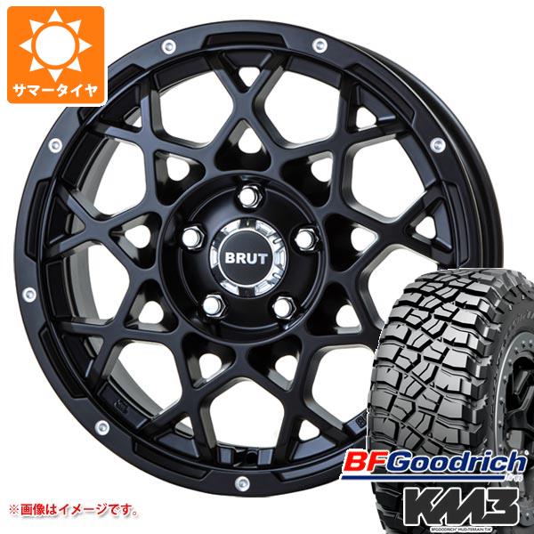 マッドテレーン - 5本仕掛ける ジープ ラングラー JK/JL系用 朱夏タイア BF好ましい金持ち T/A KM3 LT275/70R18 125/122Q ブルート BR-55 夏タイヤ、ホイールセット-車、バイク、自転車