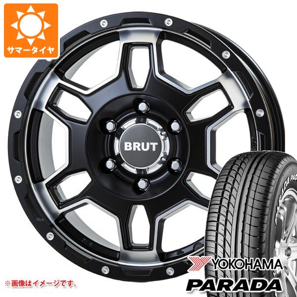 ハイエース 200系用 2024年製 サマータイヤ ヨコハマ パラダ PA03 215/65R16C 109/107S ホワイトレター ブルート BR 66 6.5 16 :br66mbh 19618 t80967yt:タイヤマックス