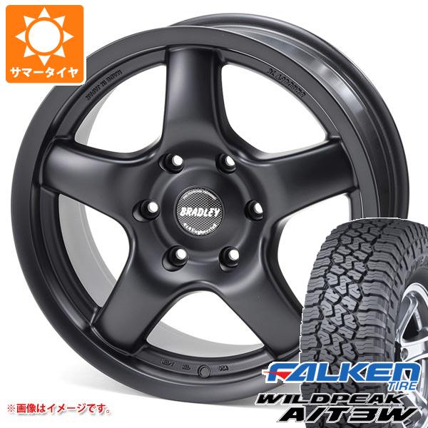5本セット FJクルーザー 10系用 サマータイヤ ファルケン ワイルドピーク A/T3W LT265/70R17 121/118R  ブラッドレー パイ 8.0-17