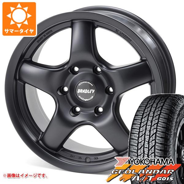 FJクルーザー 10系用 サマータイヤ ヨコハマ ジオランダー A/T G015 LT285/70R17 121/118S アウトラインホワイトレター ブラッドレー パイ 8.0 17 :bradp 25576 t801005yt:タイヤマックス