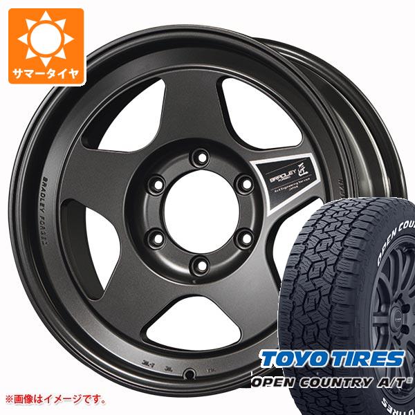 ランドクルーザー プラド 150系用 サマータイヤ トーヨー オープンカントリー A/T3 LT285/70R17 ホワイトレター ブラッドレー フォージド タクミ 8.0 17 :bradta 41271 t80988yt:タイヤマックス