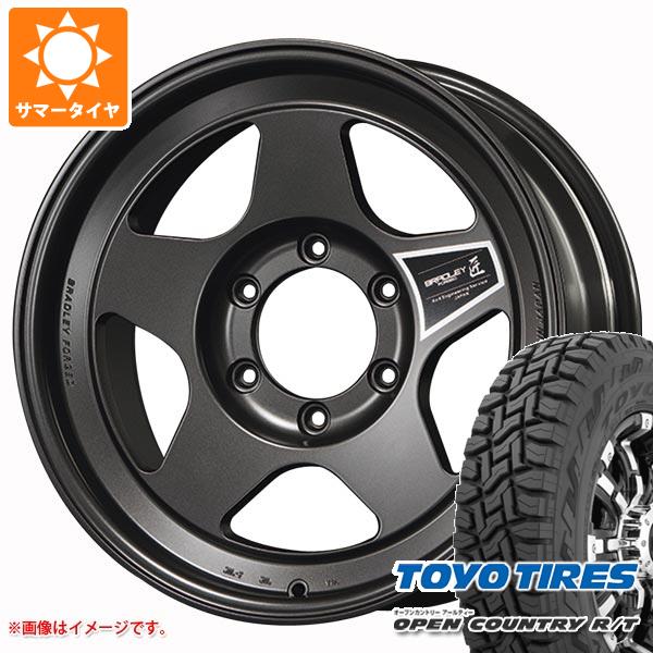 ハイラックス 120系用 サマータイヤ トーヨー オープンカントリー R/T LT265/70R17 112/109Q ホワイトレター ブラッドレー フォージド タクミ 8.0 17 :bradta 36833 t80995yt:タイヤマックス