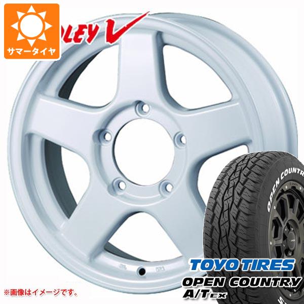 5本セット ジムニー JB64W用 サマータイヤ トーヨー オープンカントリー A/T EX 215/70R16 100H アウトサイドホワイトレター ブラッドレー V 5.5-16