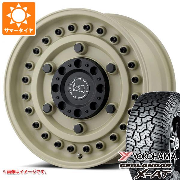 5本セット ジープ ラングラー JK/JL系用 サマータイヤ ヨコハマ ジオランダー X AT G016 35x12.50R17 LT 121Q ブラックレター ブラックライノ アーモリー : brards 33339 j27123p 5 : タイヤマックス