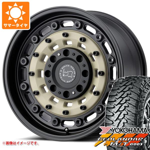 GEOLANDAR - 5本仕掛ける ジープ ラングラー JK/JL系用 朱夏タイア ヨコハマ ジオランダー M/T G003 33x12.50R17 LT 120Q ブラックライノ アーセナル タイヤ、ホイール-夏タイヤ、ホイールセット-車、バイク、自転車