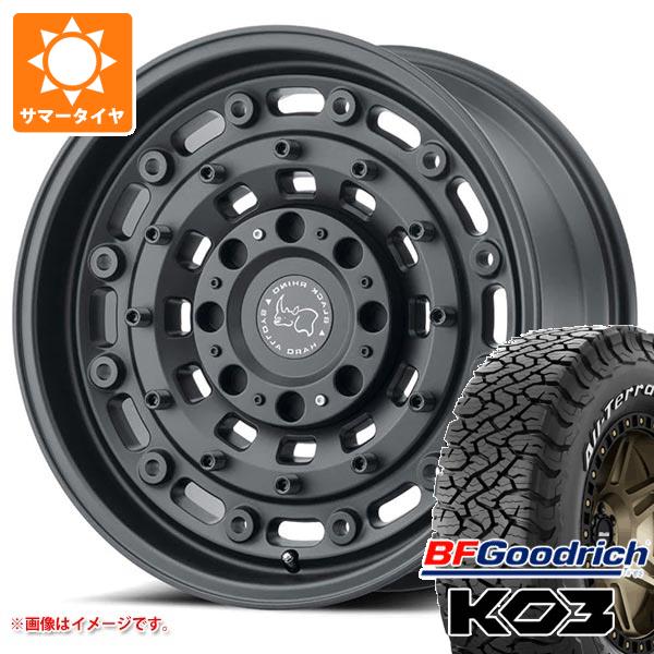 5本セット ジープ ラングラー JK/JL系用 サマータイヤ BFグッドリッチ オールテレーンT/A KO3 LT295/70R17 128/125S ホワイトレター ブラックライノ アーセナル
