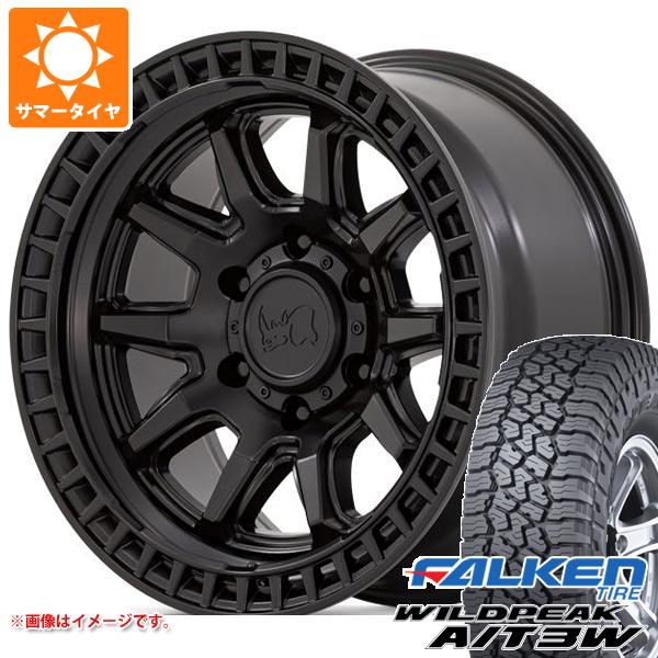 WILDPEAK - 5本仕掛ける ジープ ラングラー JK/JL系用 炎節タイア ファルケン ワイルドピーク A/T3W 35x12.50R17 121Q ブラックライノ カリコ タイヤ、ホイール-車、バイク、自転車