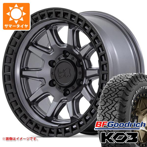 5本セット ジープ ラングラー JK/JL系用 サマータイヤ BFグッドリッチ オールテレーンT/A KO3 LT285/70R17 121/118S ホワイトレター ブラックライノ キャリコ